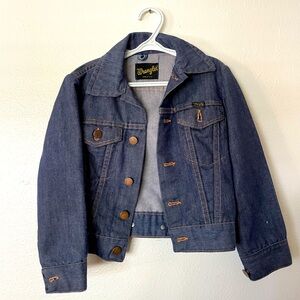 VINTAGE WRANGLER kids denim jacket
